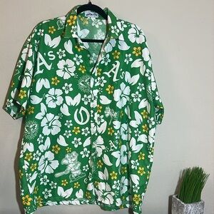 Oakland Athletics A’s Hawaiian Shirt Aloha Stadium Giveaway XL